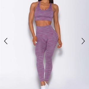 Bombshell sexy back leggings and rival sports bra